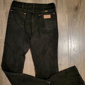 VTG Wrangler Jeans 34x36 Mens 936WBK 100% Cotton Straight Leg Measures 31X34 USA
